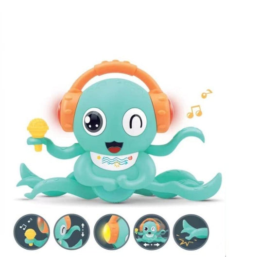 Operated Magic Dance Crawling Cartoon Octopus