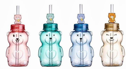 Teddy Bear Water Bottle for Kids (430 ml)