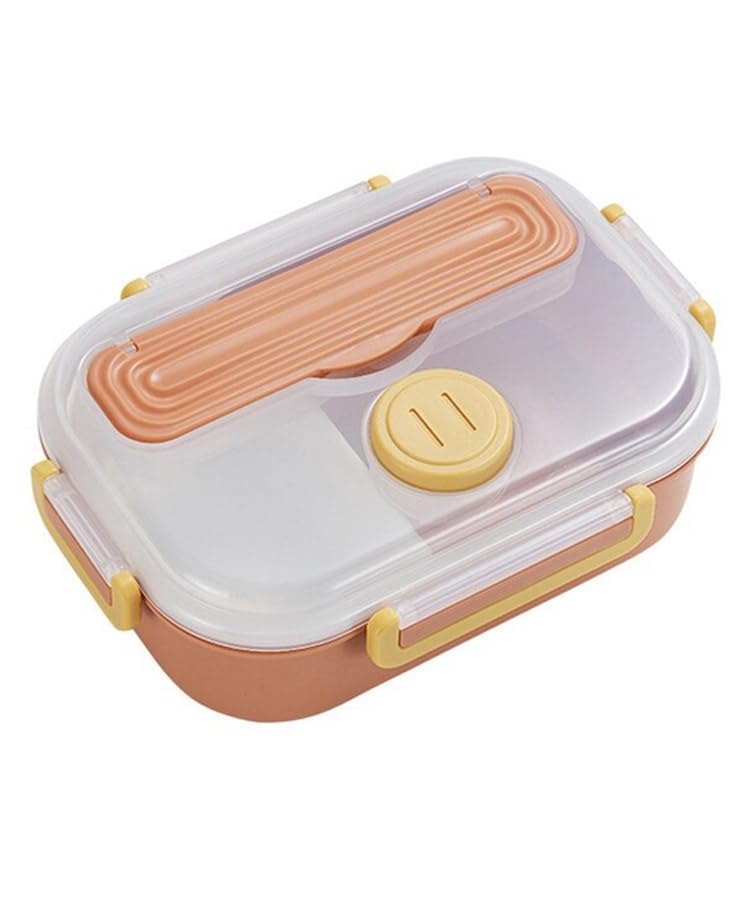 2 Compartments for Kids, Lunch Box with Spoon and Fork School Tiffin Box for Boys, Girl