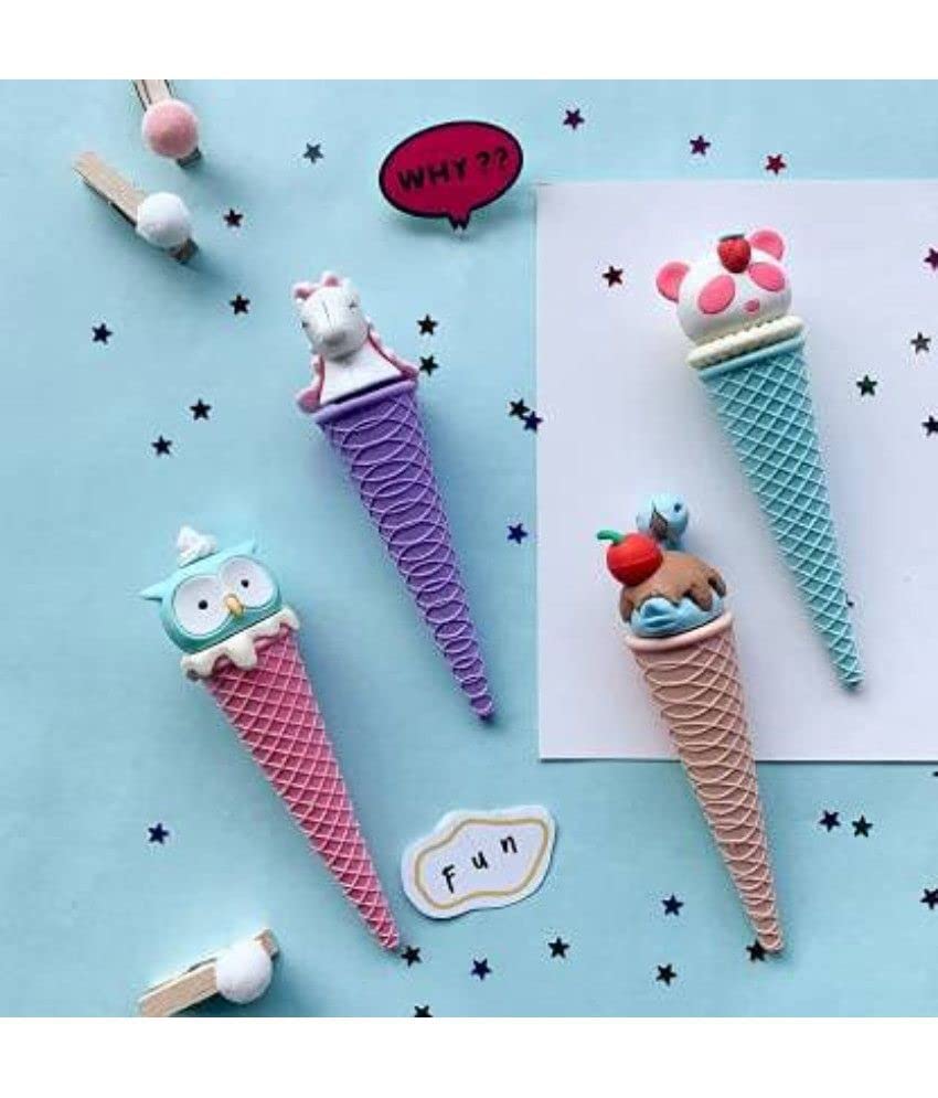 Mini Ice Cream Cone Erasers