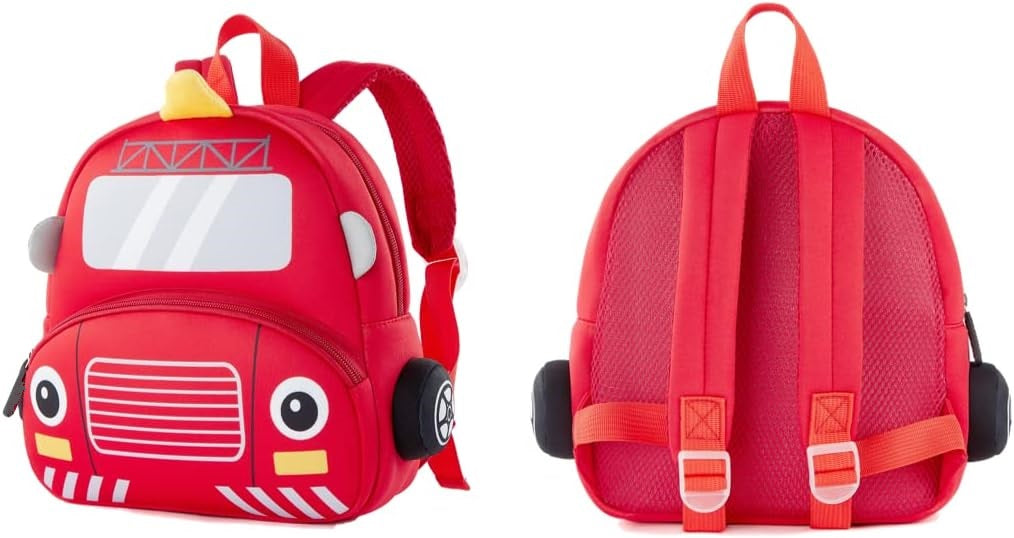 Cute Car Face Backpack for Kids