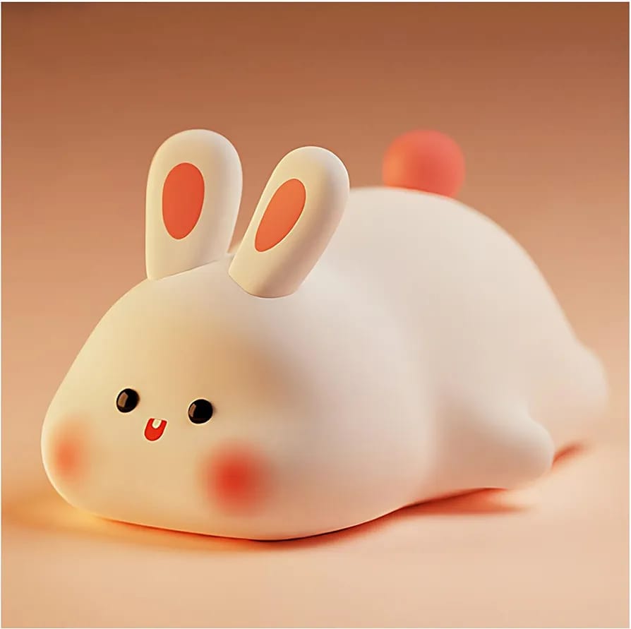 Cute Rabbit Silicone Night Lamps