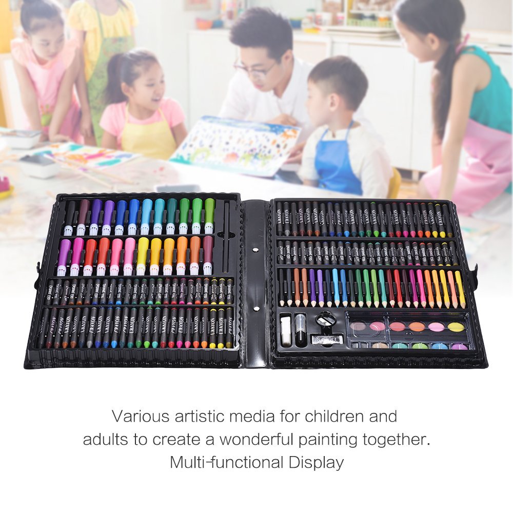 Professional Color Art Pencil Drawing-Painting Set (168 pcs color)