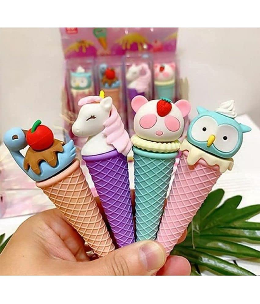 Mini Ice Cream Cone Erasers